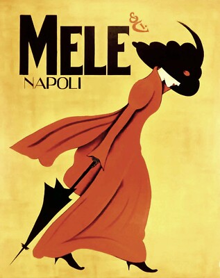 Mele Napoli Hand Painted Oil on Canvas, Artists Guild of America 40''x50''