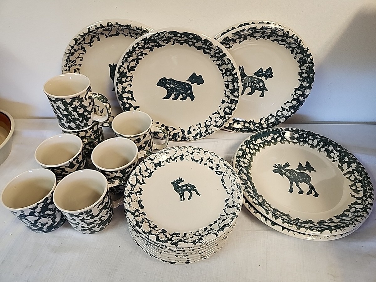 TIENSHAN FOLKCRAFT NORTH COUNTRY 23 PIECES 8 DINNER & 8 SALAD