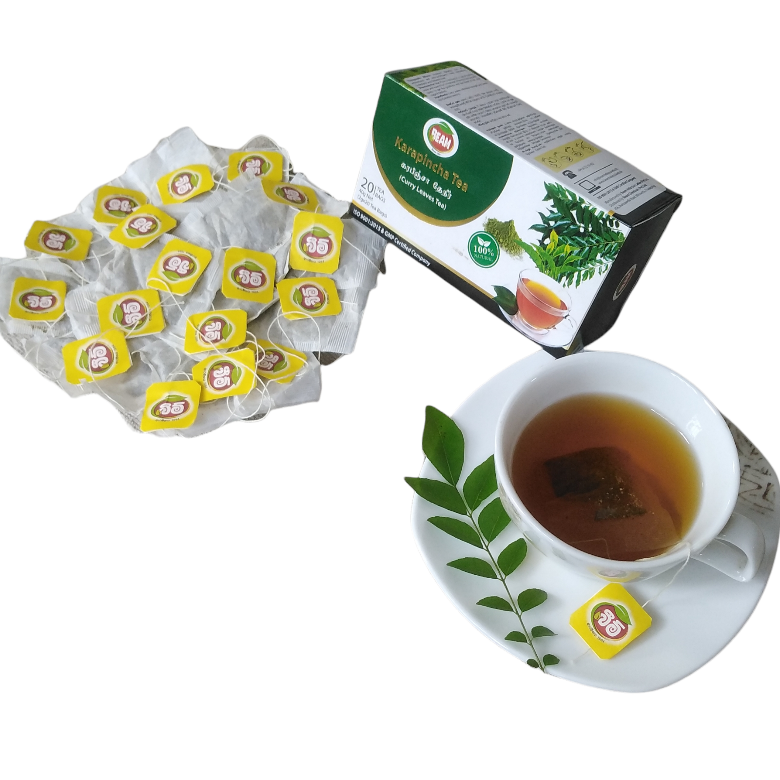 Curry Leaves Tea Karapincha Tea Bags Ceylon Tea 100 Natural and Herbal