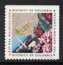 Scott 3813- Washington DC, District of Columbia- MNH (S/A) 37c 2003- unused mint