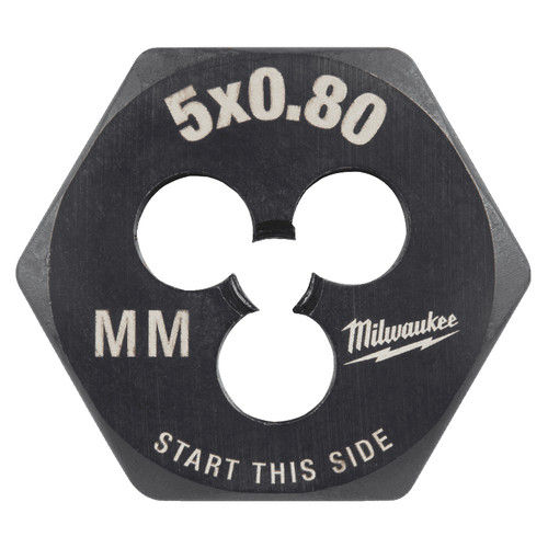 Milwaukee 49-57-5329 M5-0.80 mm Metric 1" Hex Threading Die