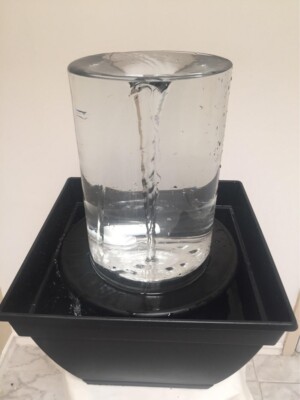The Vortex Fountain Waterfall KIT - The unique IndoorOutdoor Water Feature  