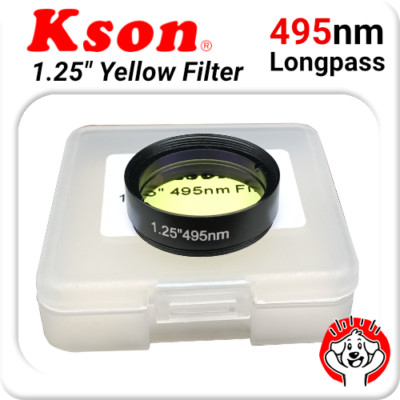 Kson 1.25'' 495nm Yellow Longpass CA/Purple Fringe Killer + Clarity