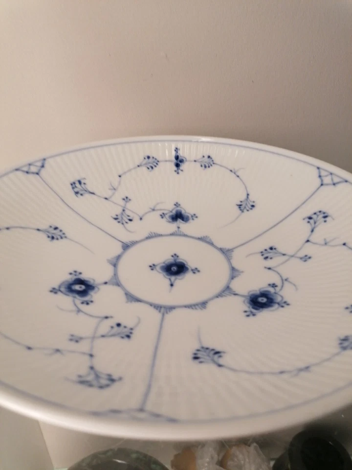 Bing und Grondahl Schale Tazza mit Fuß Kuchen Strohblume No 206 - Bild 3 von 4