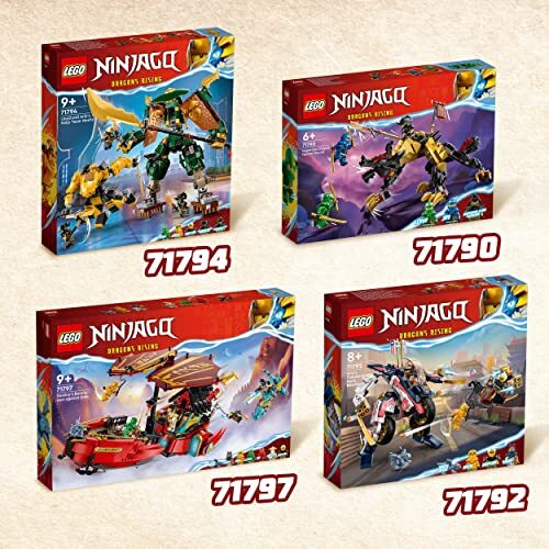 LEGO NINJAGO 71792 Set Sora's Transforming Mech Bike Racer