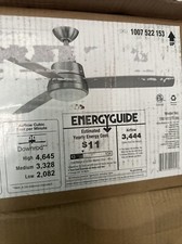 Caprice 52 in. Integrated LED Indoor Brushed Nickel Ceiling Fan with Light Kit N