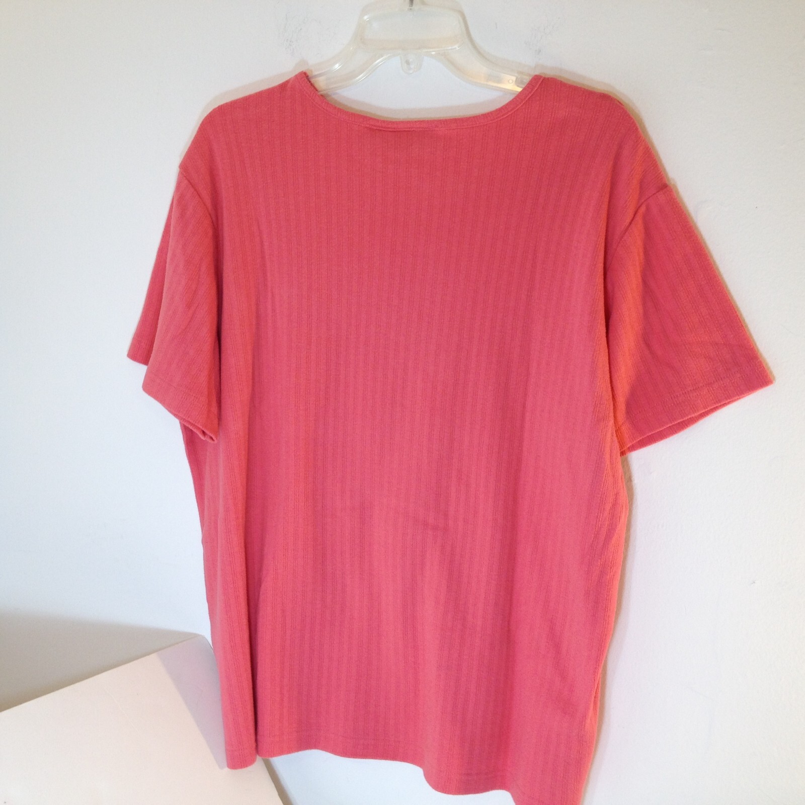 Vintage Basic Editions Plus Casual Stretch Ribbed… - image 2
