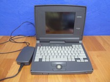COMPAQ CONTURA 400CX 8.5" VINTAGE PC LAPTOP w/ P/A SOLD AS-IS TO POWER ON