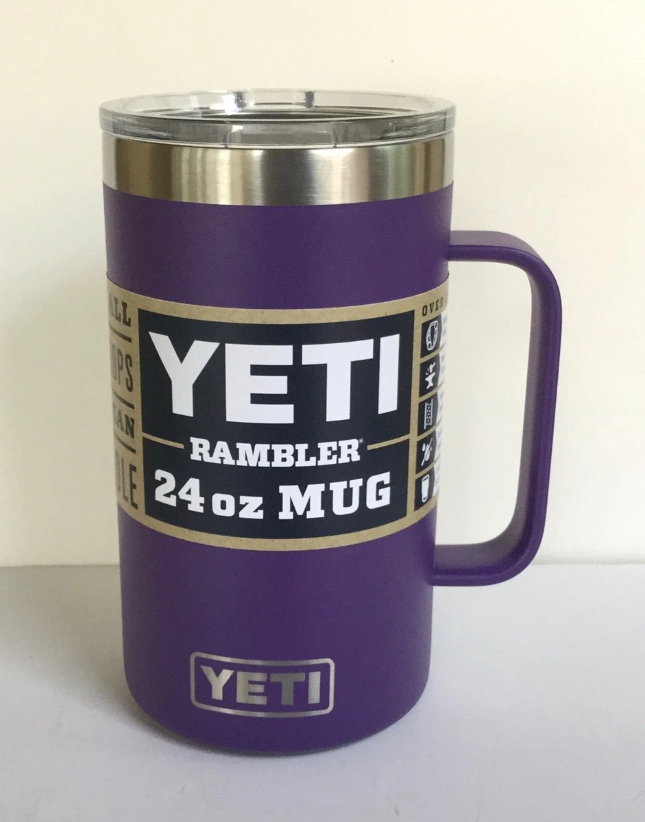 Yeti Rambler Colster 24oz mug Peak Purple