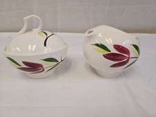 Vintage Hand-Painted, Stetson Elizabethan Spray Sugar & Creamer
