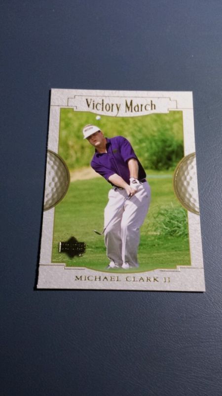 MICHAEL CLARK II 2001 UPPER DECK GOLF CARD # 160 B7299