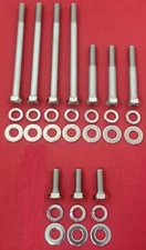 DODGE MAGNUM WATER PUMP TIMING COVER BOLTS KIT 318 360 STAINLESS STEEL HEX