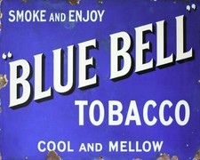10 x 8 BLUE BELL TOBACCO PIPE CIGARETTE VINTAGE ADVERT METAL PLAQUE TIN SIGN 625