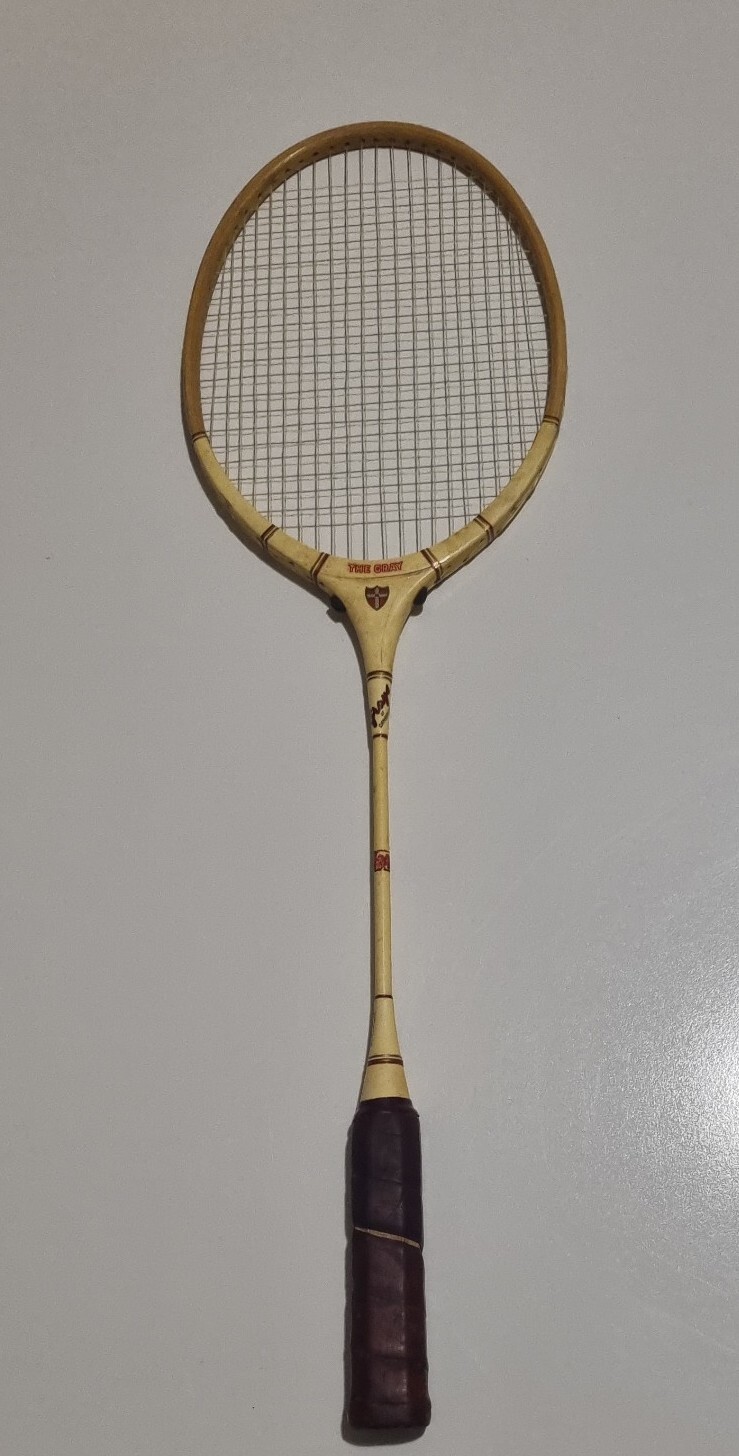Vintage Grays of Cambridge "THE GRAY" Wooden Squash Racquet eBay