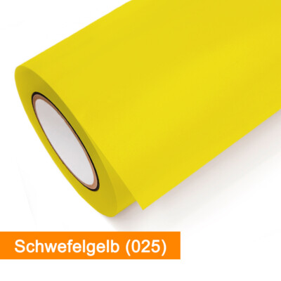 Klebefolie | Oracal 631-025 Schwefelgelb matt | ab 1 lfm | günstige Preise