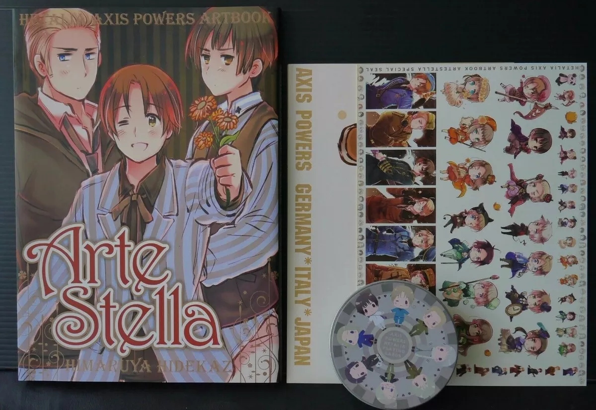 Hetalia Axis Powers Art book 'Arte Stella' by Hidekaz Himaruya - JAPAN