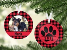 Personalized ceramic Dog Pet Christmas Ornament custom 2021 for you