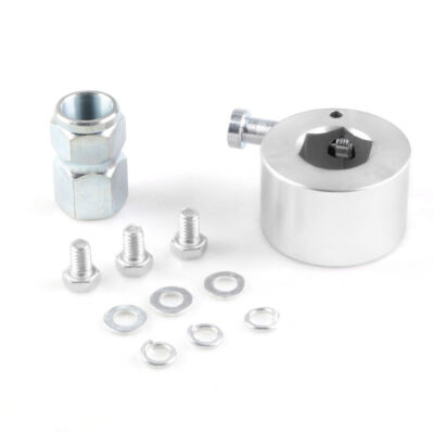 Steering Wheel Quick Release Disconnect Hub 3/4'' Shaft Size For IMCA NHRA Silver