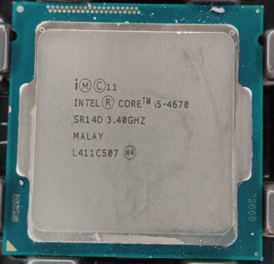 Intel SR14D Core i5-4670 3,4GHz LGA1150 Quad-Core CPU Prozessor 