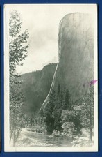 EL Capitan Yosemite Valley California real photo postcard RPPC