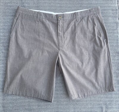 Red by Saks Fifth Avenue NWT Men's Size 40 Brown Chino Cotton Shorts Pockets 