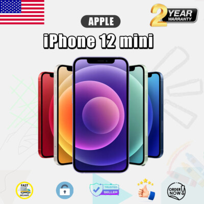 NEW SEALED APPLE IPHONE 12 MINI 64/128/256GB A2176 5.4''FACTORY UNLOCKED GSM CDMA
