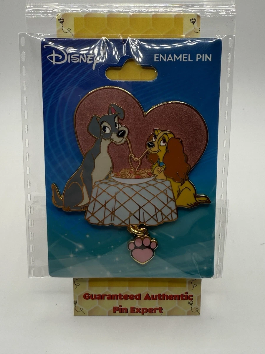 Lady & the Tramp Valentine's Day Contemporary Disney Pins, Patches
