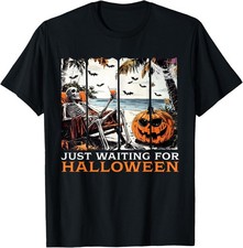 Halloween Countdown Skeleton Summer Vibes Unisex T-Shirt