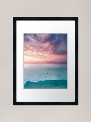Cloudy Sky Arts Gerahmter Kunstdruck Gerahmtes Wandbild Poster Leinwanddruck Bild