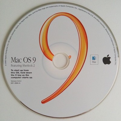 Apple Mac OS 9.0.4, 2000, ENGLISH - Install CD
