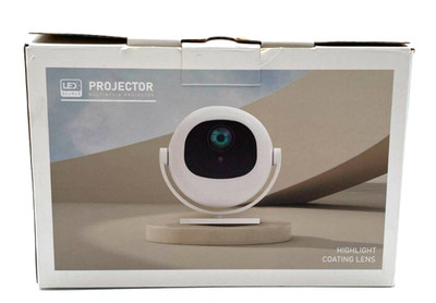 Mini 4K Portable LED Source Multi Media Projector With WiFi And Bluetooth