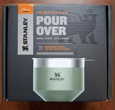 Stanley Classic Series Perfect Brew Pour Over Coffee Maker Green ~ NEW 20oz