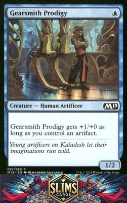 Magic the Gathering MTG Core Set 2019 Gearsmith Prodigy #57 Buy 2 Get 1