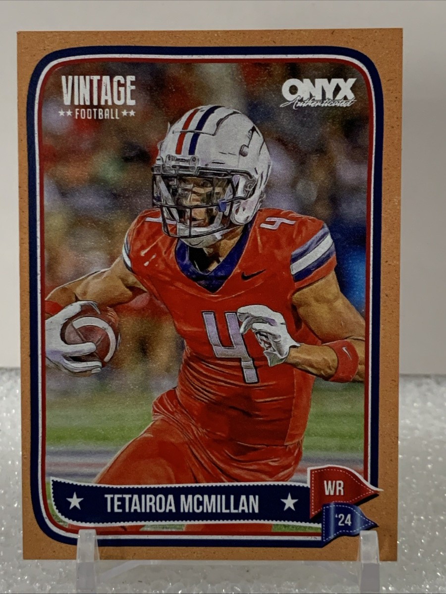 2024 Onyx Vintage - ORANGE Parallel - Tetairoa McMillan /75 | eBay
