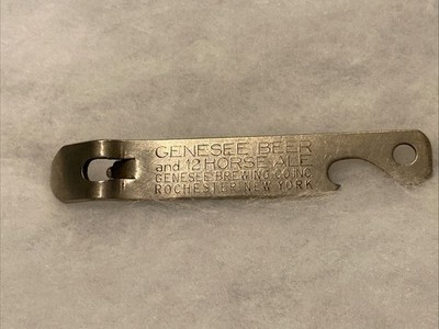 Genesee Beer & 12 Hour Ale Bottle Opener Rochester NY By Canco Quick & Easy
