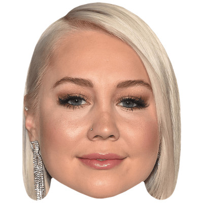 RaeLynn (Make Up) Promi Maske, flaches Kartengesicht, Kostüm Maske