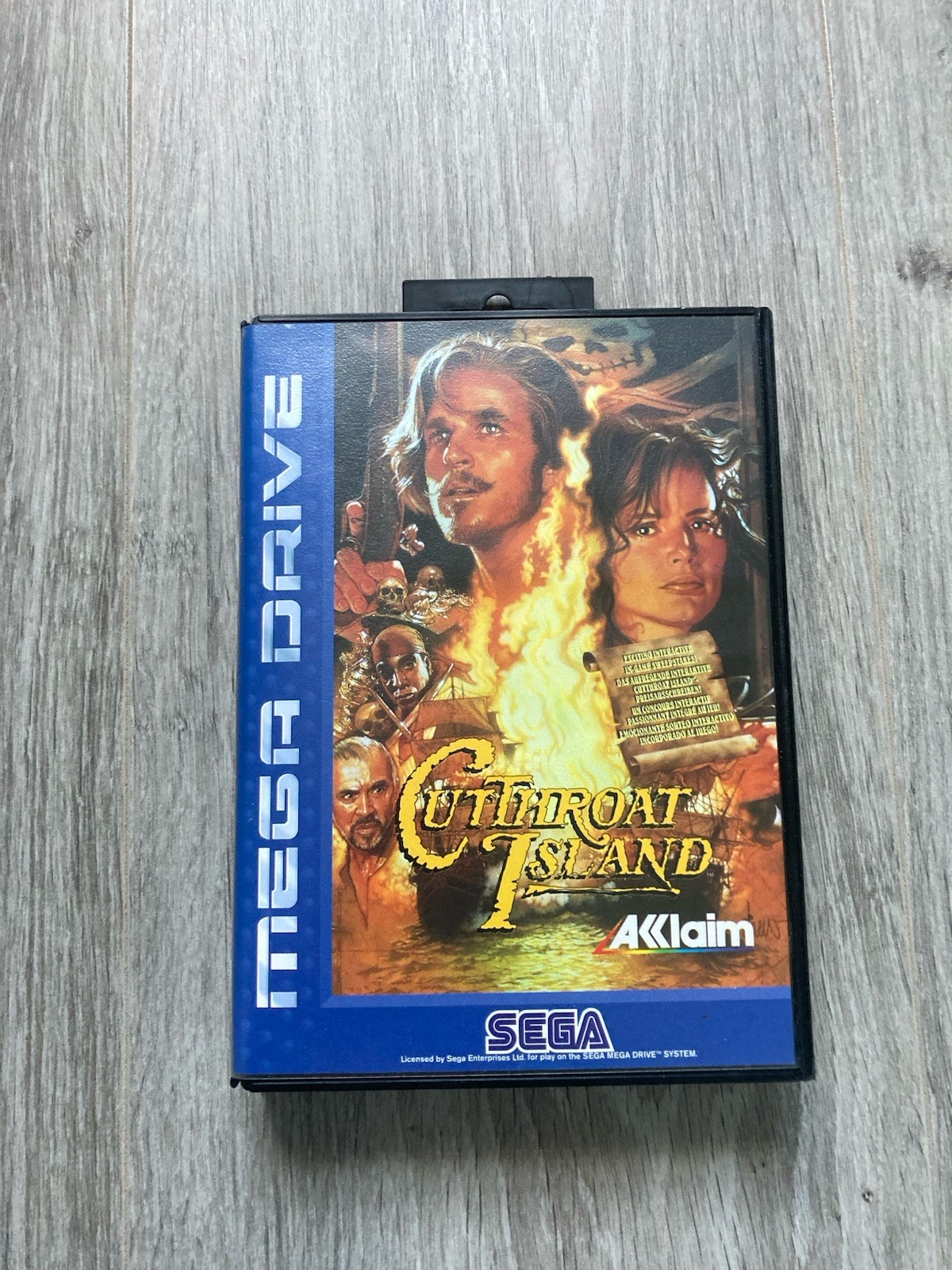 Cutthroat Island Megadrive Pal Euro Cib