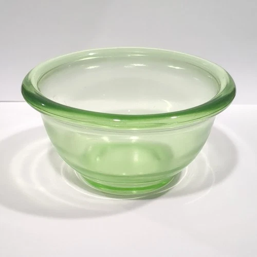 Hazel Atlas vintage uranium glass mixing bowl