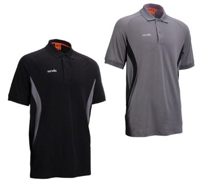 Mens Scruffs Tech Polo Work Cotton Short Sleeve Professional Polo S to 2XL