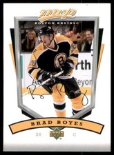 BRAD BOYES #HU52 2006-07 Upper Deck MVP Boston Bruins NM