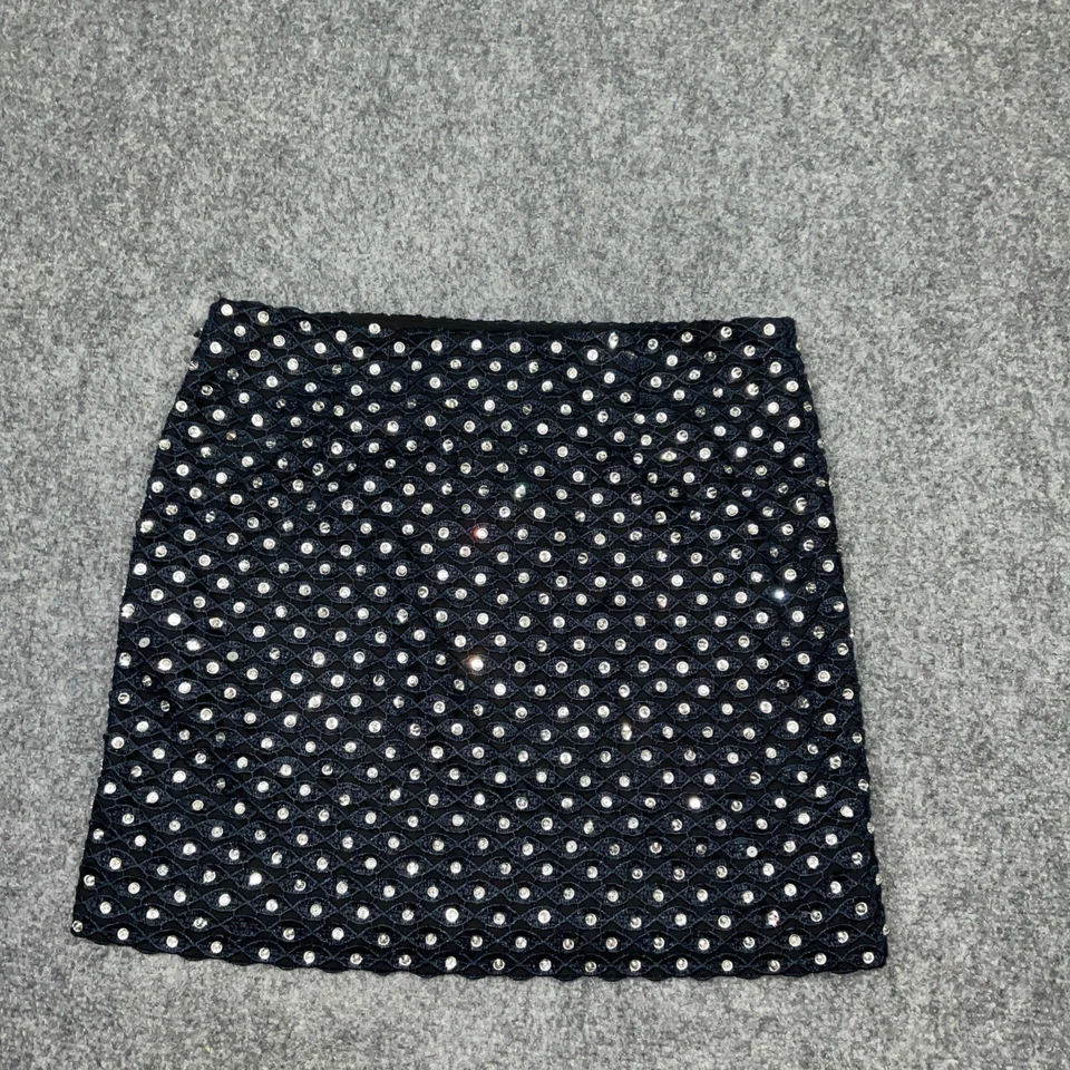 Diane von Furstenberg Skirt Womens Size 4 Navy Pencil Skirt - Imagem 2 de 4