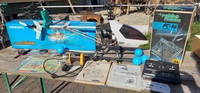 Modellhubschrauber Hirobo Shuttle Challenge mit Robbe Futaba FC 16 nie geflogen