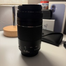 Canon Zoom Lens 75-300mm 1:4-5.6 III Lens - Marks on Glass