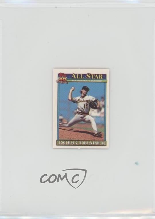 1991 Topps Micro Doug Drabek #405 0l2