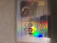 2003 Topps tribute world series edition silver series Jim palmer Auto