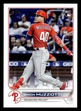 Simon Muzziotti 2022 Topps #US19 Philadelphia Phillies ROOKIE Buy10get5FREE