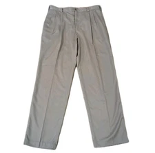 Cottonwood Traders Slacks Mens 36x32 Micro Denier Polyester Traveler Vintage 90s