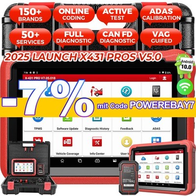 2025 LAUNCH X431 PROS V+ PRO 5 Profi OBD2 Diagnosegerät ALLE SYSTEM ECU Coding