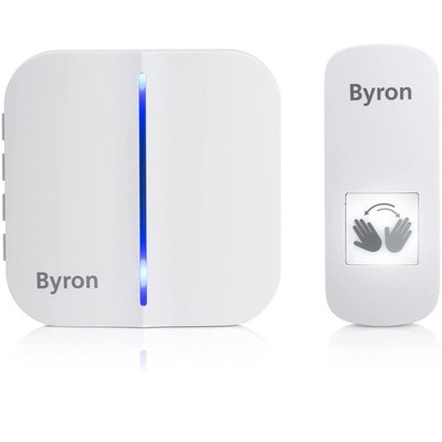 Türklingel mit Wink-Sensor Berührungsfreies Türklingelset Byron DBY-23441 NEU
