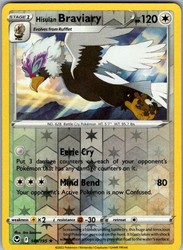 Hisuian Braviary 149/195 Silver Tempest Reverse Holo